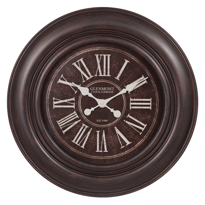NielsenBainbridge Oversized Glenmont Roman Numeral 30" Wall Clock